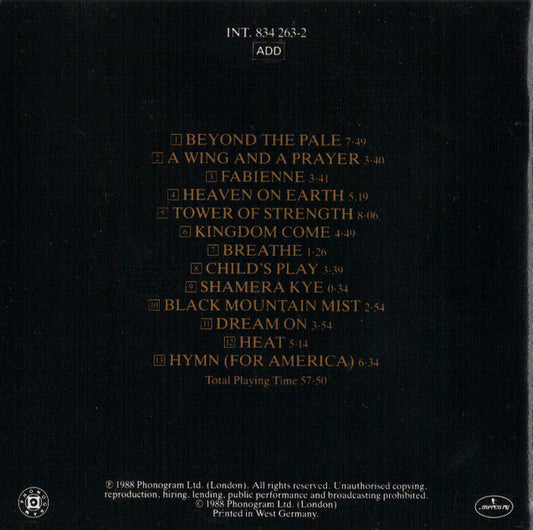 The Mission : Children (CD, Album, RE, RP)