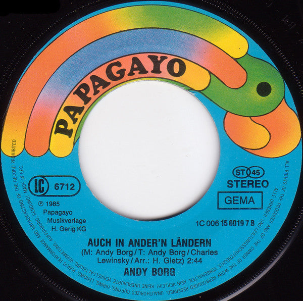 Andy Borg : Laß Es Mich Ganz Leise Sagen (7", Single)