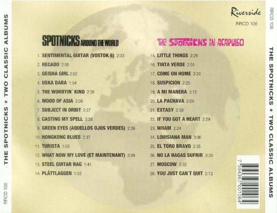 The Spotnicks : Two Classic Albums - Spotnicks Around The World & The Spotnicks In Acapulco (CD, Comp)