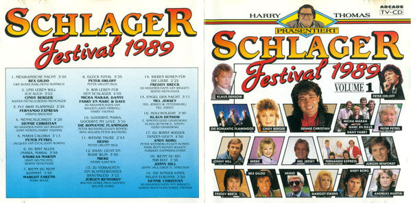 Various : Harry Thomas Präsentiert Schlagerfestival 1989 Volume 1 (CD, Comp)