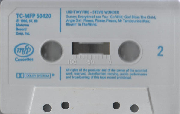 Stevie Wonder : Light My Fire (Cass, Comp)