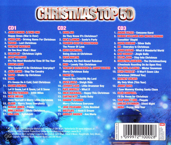 Various : Christmas Top 50 (3xCD, Comp)