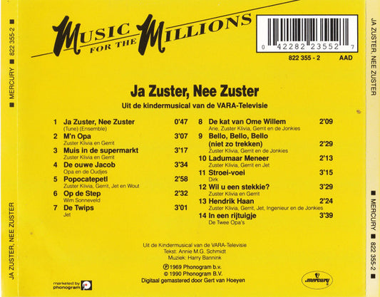 Cast of "Ja Zuster, Nee Zuster" : Ja Zuster, Nee Zuster (CD, Comp)