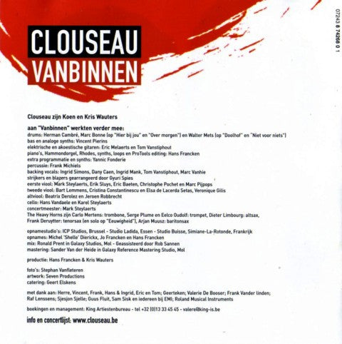 Clouseau : Vanbinnen (CD, Album + DVD-V, Ltd)