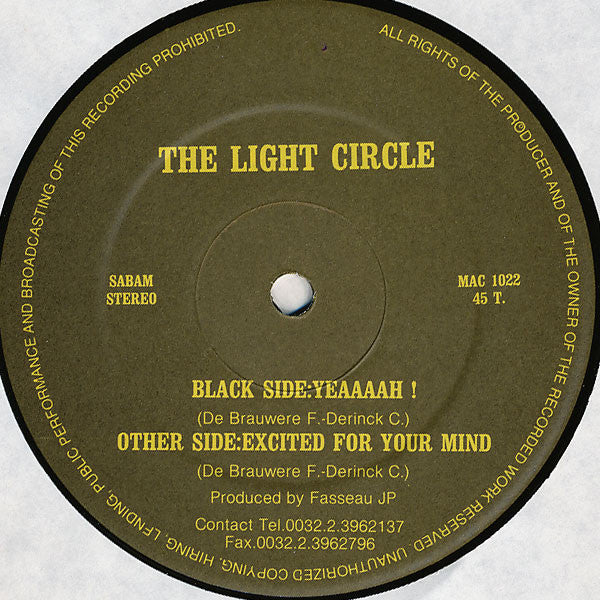The Light Circle : Yeaaaah! (12")