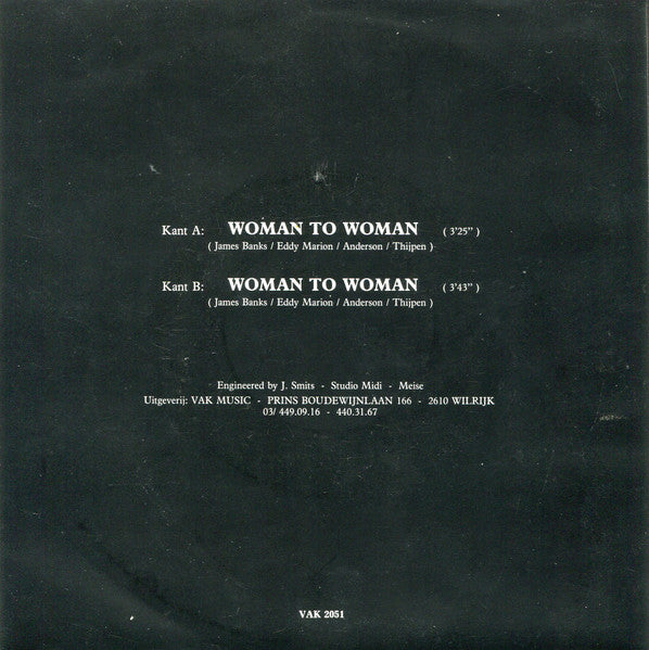 Glow (7) : Woman To Woman (7", Single)