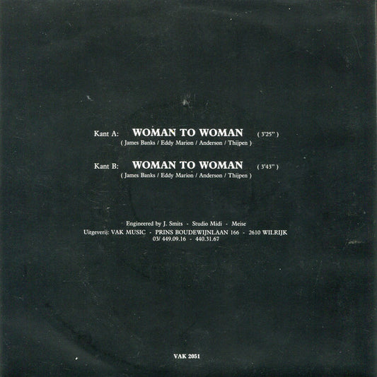 Glow (7) : Woman To Woman (7", Single)