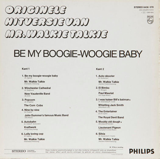 Various : Be My Boogie Woogie Baby (LP, Comp)