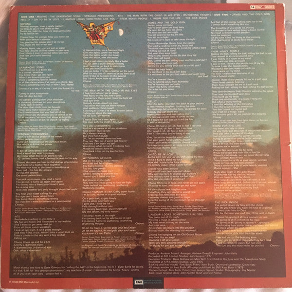 Kate Bush : The Kick Inside (LP, Album, RE)