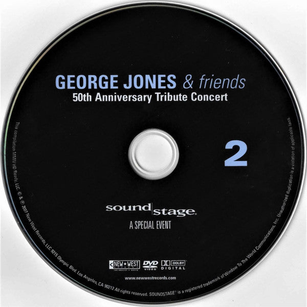 George Jones (2) & Various : 50th Anniversary Tribute Concert (2xDVD-V, Multichannel, NTSC)