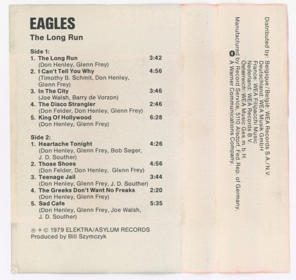 Eagles : The Long Run (Cass, Album)