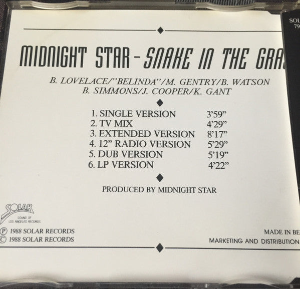 Midnight Star : Snake In The Grass (CD, Maxi)