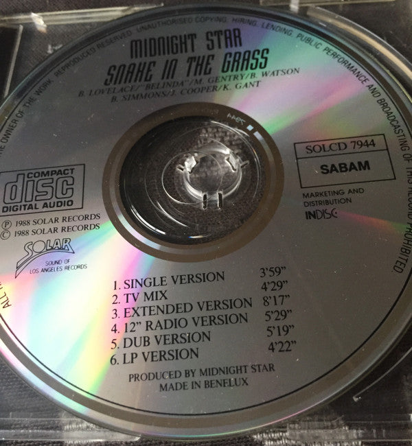 Midnight Star : Snake In The Grass (CD, Maxi)