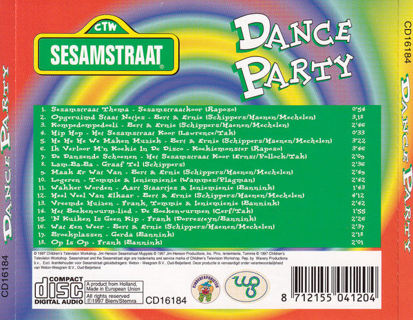 Sesamstraat : Dance Party (CD, Album, Comp)