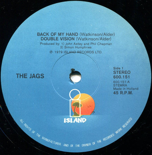 The Jags : Back Of My Hand / Double Vision (12")