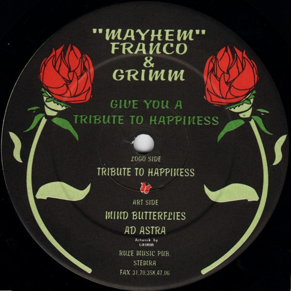 Franco & Grimm : Give You A Tribute To Happiness (12")