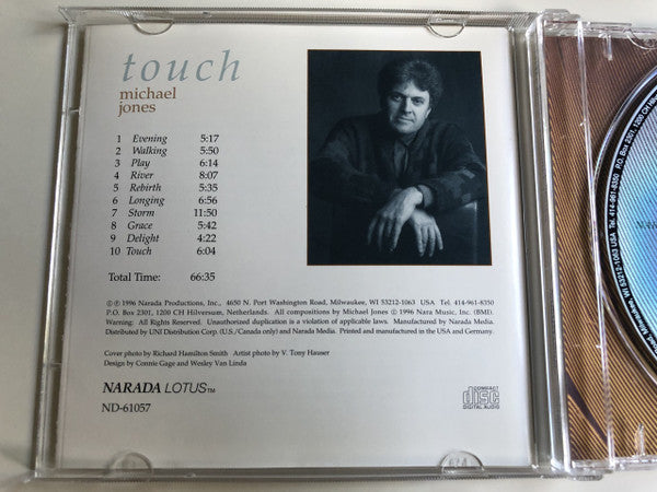 Michael Jones : Touch (CD, Album, RM)