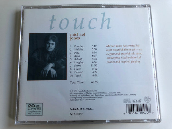 Michael Jones : Touch (CD, Album, RM)