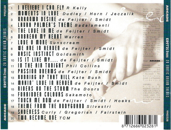 Various : Erotic Dreams - 20 Erotic Dream Themes (CD, Comp)
