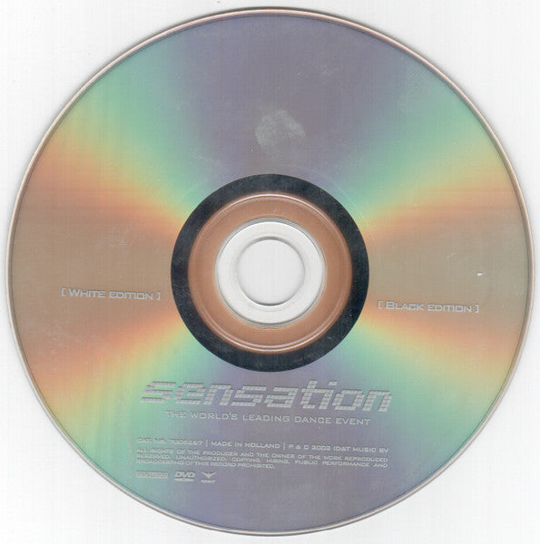 Various : Sensation - The Megamixes (CD, Mixed + DVD-V, SECAM)