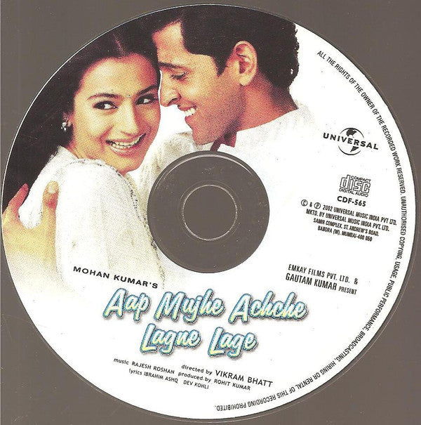 Rajesh Roshan : Aap Mujhe Achche Lagne Lage (CD)