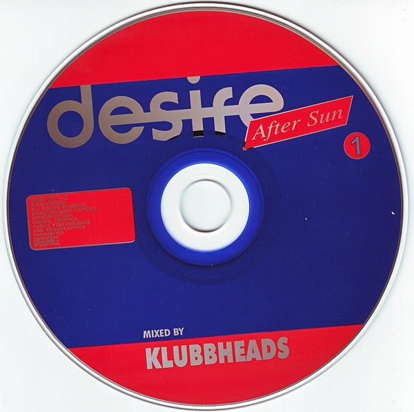 Klubbheads : Desire - After Sun (Factor 3) (2xCD, Mixed)