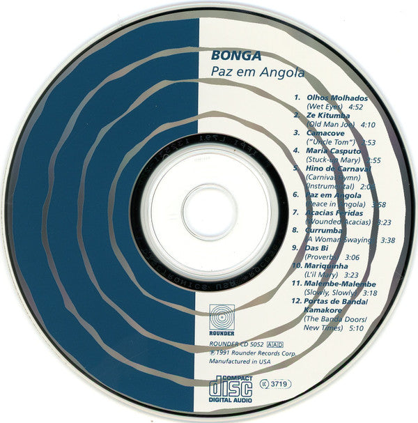 Bonga : Paz Em Angola (CD, Album, RE)