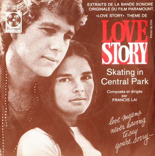 Francis Lai : Bande Originale Du Film Love Story (7", Single)