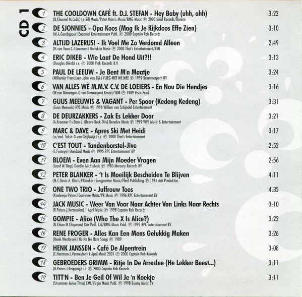 Various : Party Party - De Meezingers (2xCD, Comp)