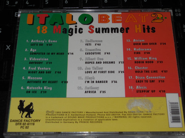 Various : Italo Beat 2 : 18 Magic Summer HIts (CD, Comp)