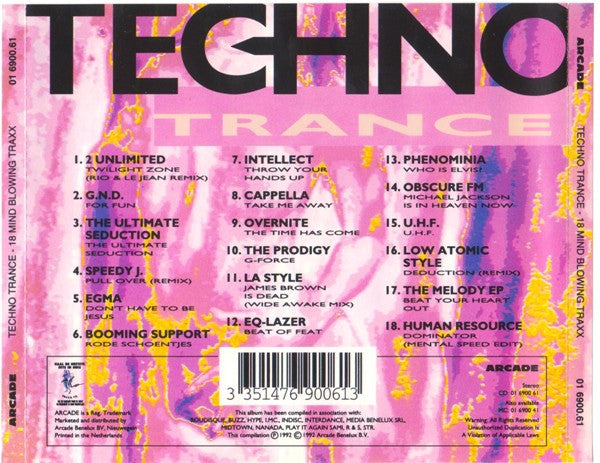 Various : Techno Trance (CD, Comp)
