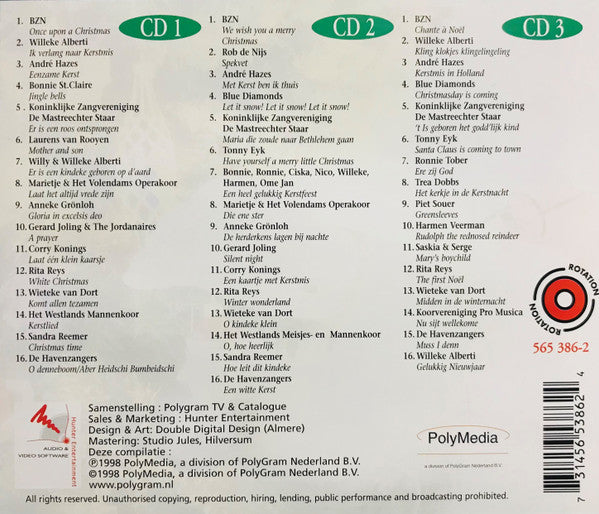 Various : Hollands Kerst Festival (3xCD, Comp)