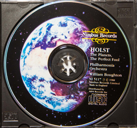 Gustav Holst, Philharmonia Orchestra, William Boughton : The Planets, The Perfect Fool - Ballet Music (CD, Album)