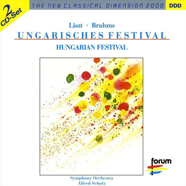 Franz Liszt, Johannes Brahms, Alfred Scholz, Sinfonie-Orchester : Ungarisches Festival = Hungarian Festival (2xCD, Album, Comp)