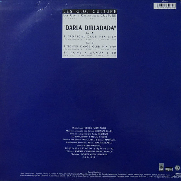 Les G.O. Culture : Darla Dirladada (12", Maxi)
