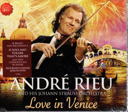 André Rieu And His Johann Strauß Orchestra : Love In Venice (CD, Album + DVD-V)