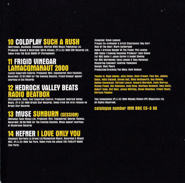 Various : Steve Lamacq's Bootleg Session Volume 3 (CD, Comp)