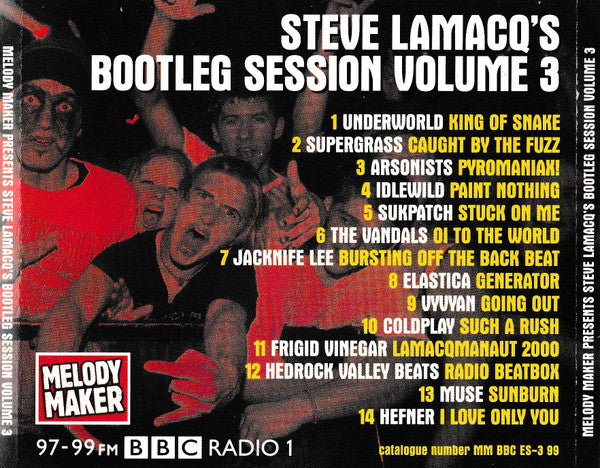 Various : Steve Lamacq's Bootleg Session Volume 3 (CD, Comp)