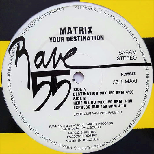 Matrix (16) : Your Destination (12", Maxi)