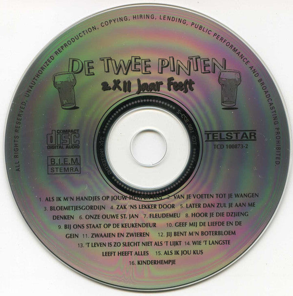 De Twee Pinten : 2x11 Jaar Feest (CD, Comp)