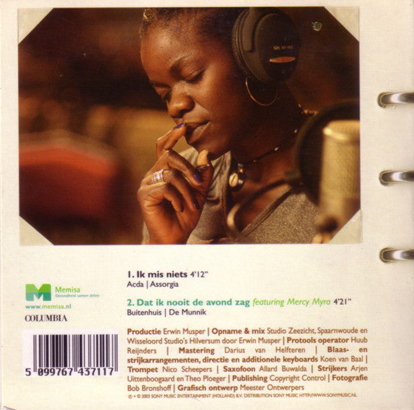 De Poema's : Ik Mis Niets (CD, Single)