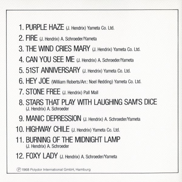 The Jimi Hendrix Experience : Smash Hits (CD, Comp, RE)