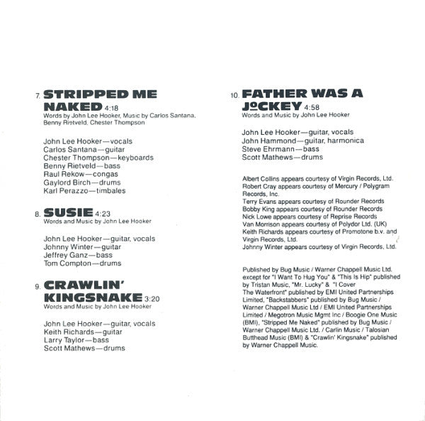 John Lee Hooker : Mr. Lucky (CD, Album)