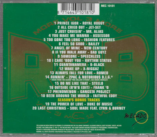 Various : More R&B Vol 3 (CD, Comp)