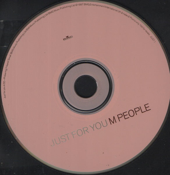 M People : Just For You (CD, Single, Promo)