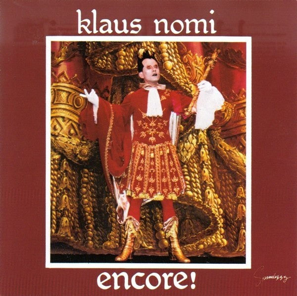 Klaus Nomi : Encore! (CD, Comp, RE)