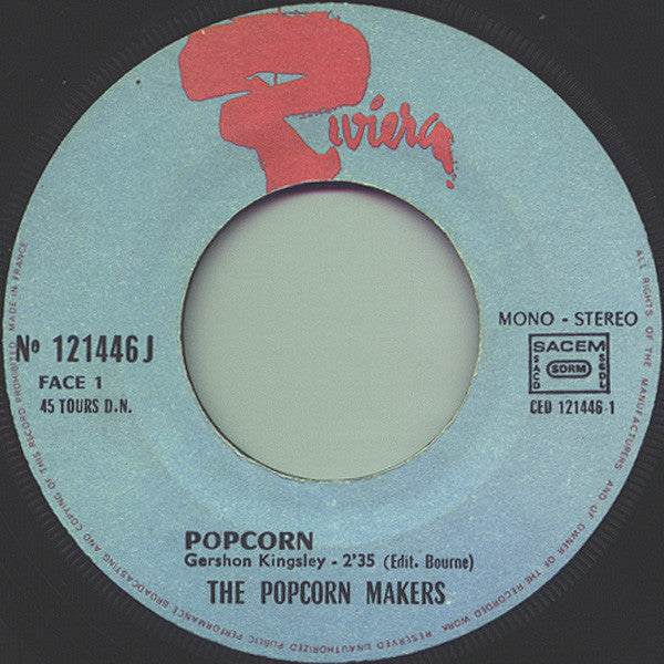 The Popcorn Makers : Popcorn (7", Single)