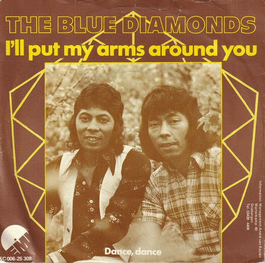 The Blue Diamonds : I'll Put My Arms Around You (7", Single)