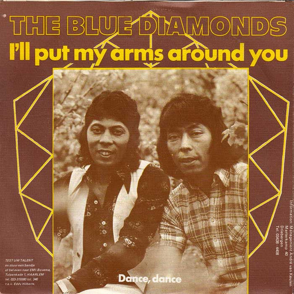 The Blue Diamonds : I'll Put My Arms Around You (7", Single)