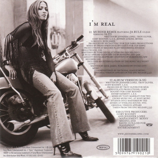 Jennifer Lopez : I'm Real (CD, Single, Car)
